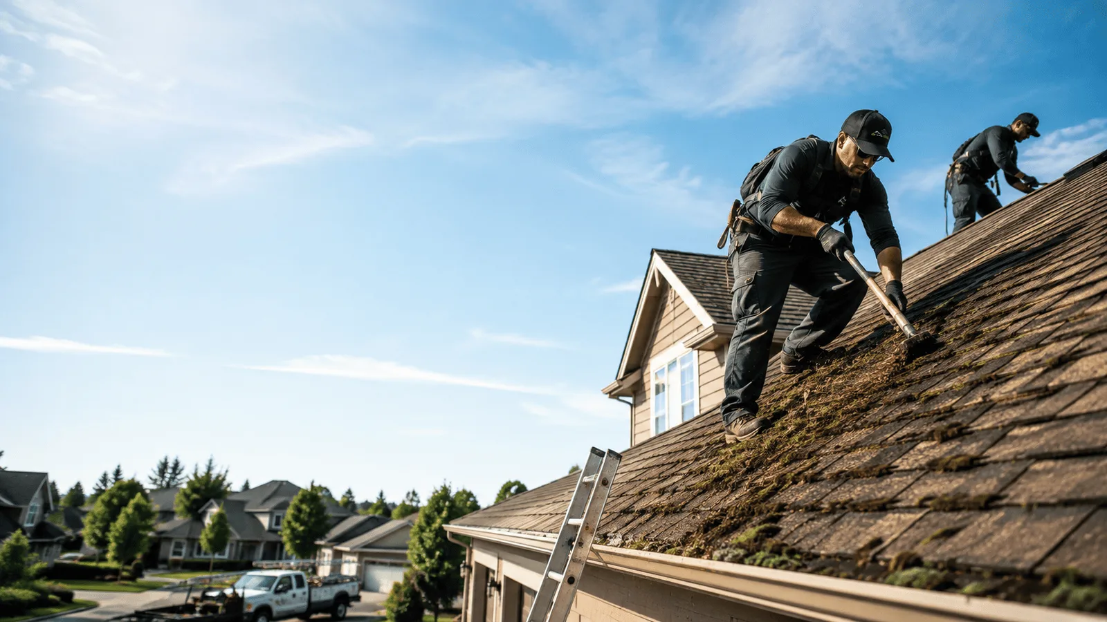 Roof Moss Removal in Wheatland, IA near me